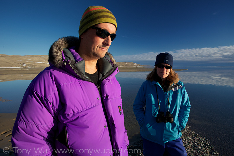Evelyn and Jon in the Arctic