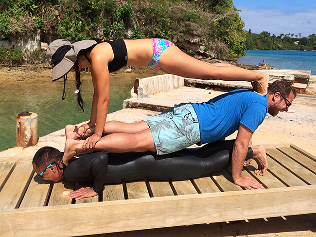 plank silliness in tonga