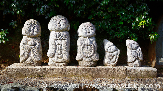 cute buddhist figures, tenryuji, kyoto