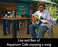 aquarium cafe