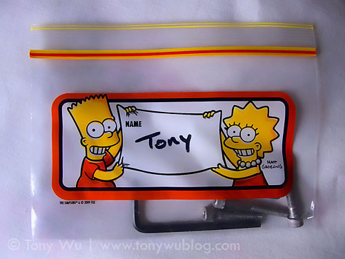 Simpsons ziploc bag