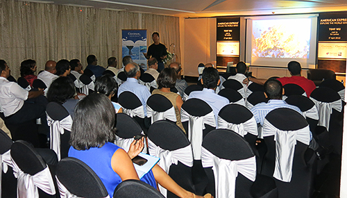 Presentation in Colombo, Sri Lanka, Tony Wu