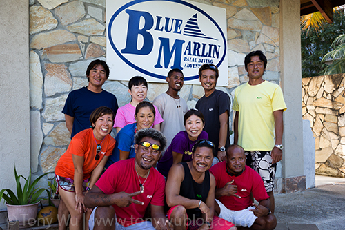 Blue Marlin dive shop, Palau