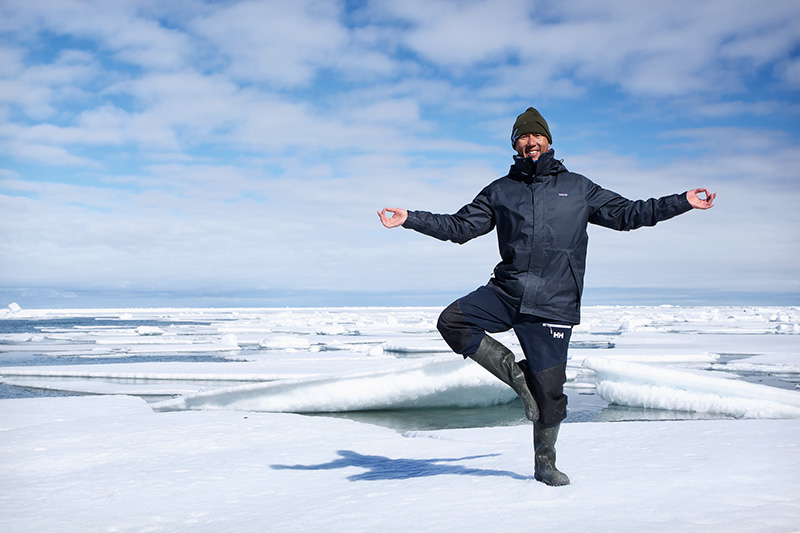 Tony Wu in the Arctic