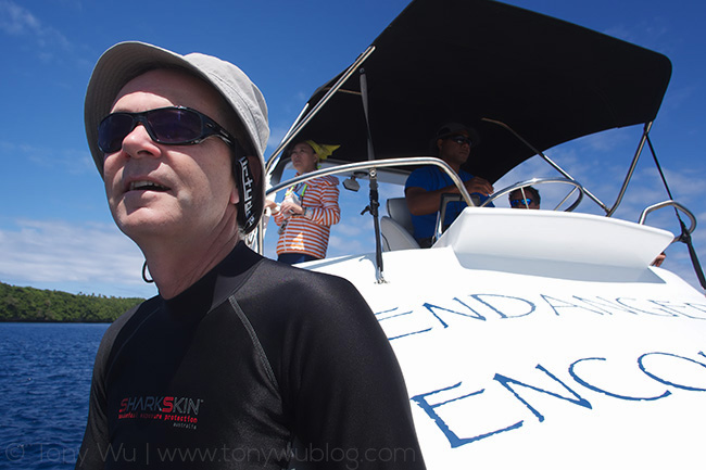 Andre Joanisse in Tonga