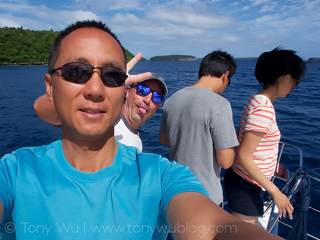 my friends Julian, Eric and Pam in Vava'u