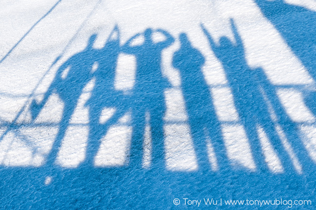 silhouette group photo, Svalbard silhouette group photo, Svalbard