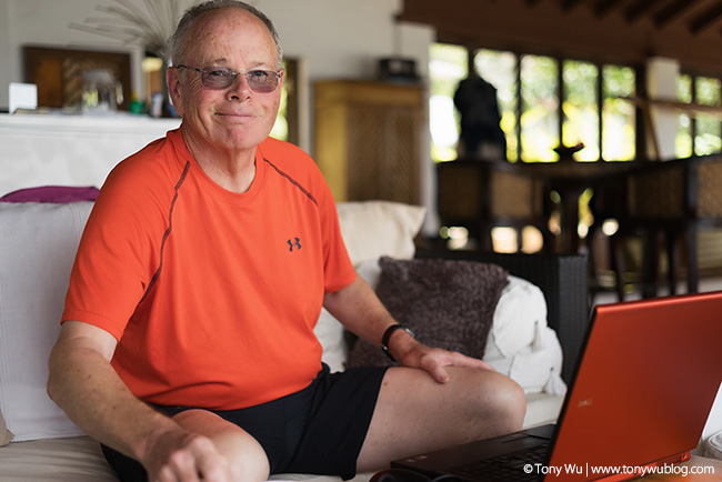 jim at reef resort vava'u