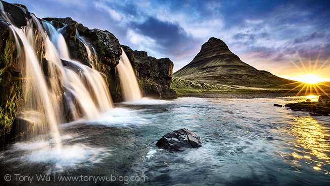 kirkjufellsfoss waterfall, iceland