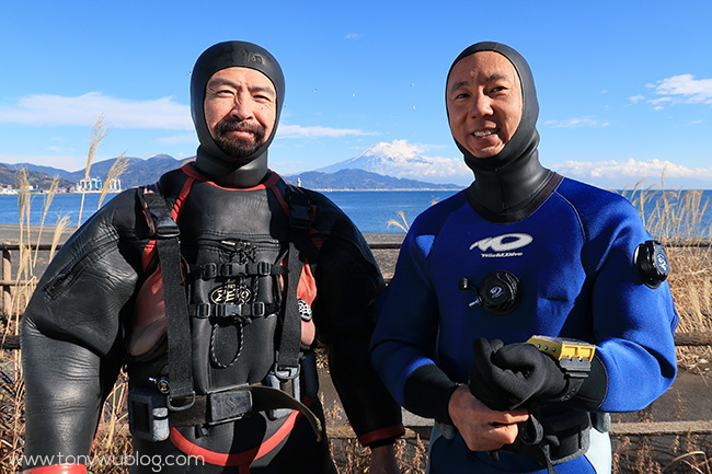 Tetsu and Tony Wu, Mt Fuji