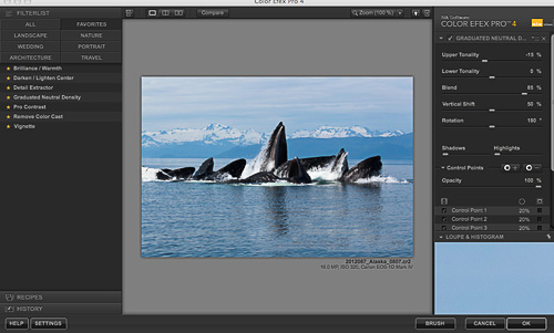 Nik Software Color Efex Pro 4, Graduated Neutral Density filter Nik Color Efex Pro 4, Graduated ND Filter