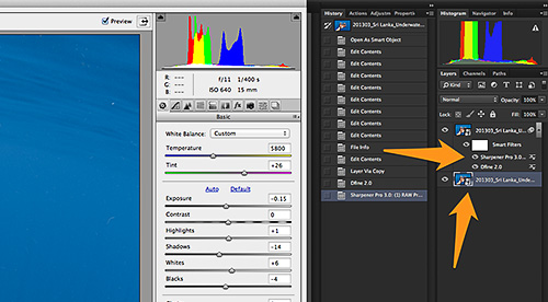 Open Smart Object, get back to original Camera RAW dialogue